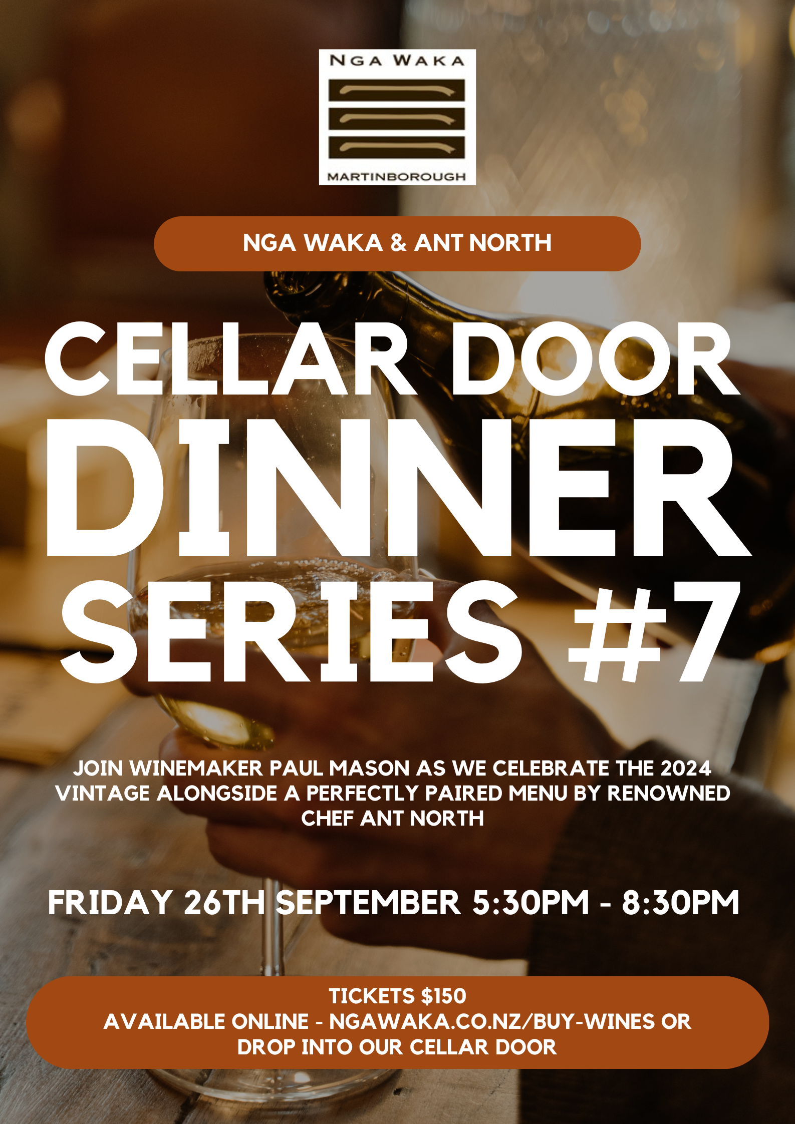 Cellar Door Dinner Series #7 x Ant North - 2024 Vintage Celebration
