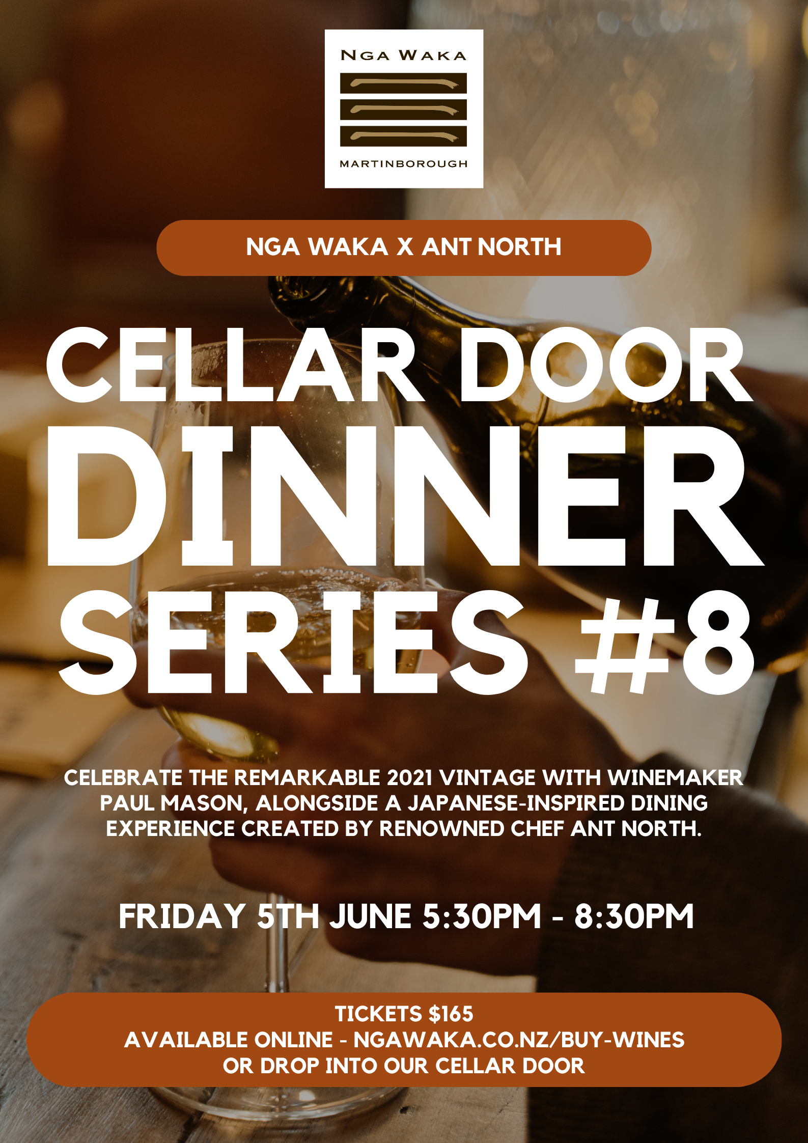 Cellar Door Dinner Series #8 x Ant North - 2021 Vintage Celebration
